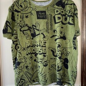 Disney Green and Black Graphic Tee